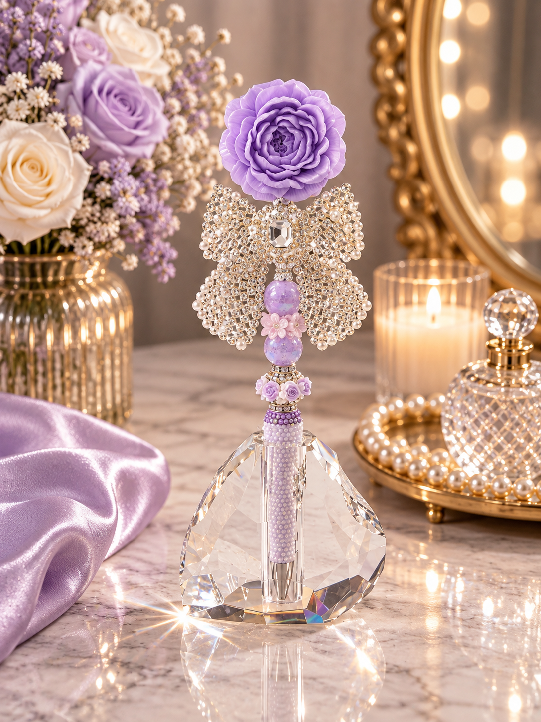 Ready to Ship Double Regular Fancy Topper Large Pen
