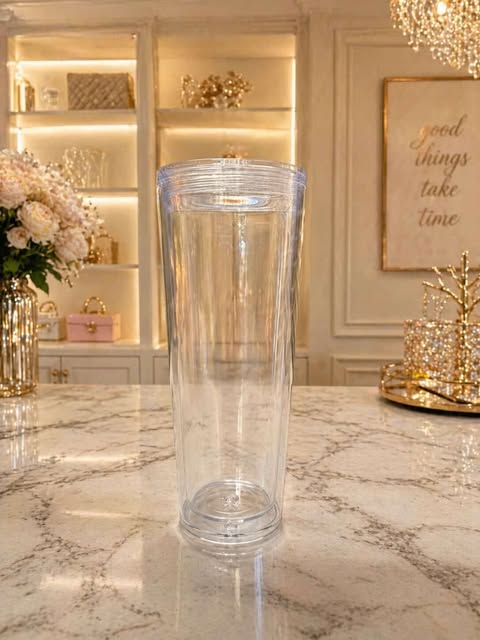 24 oz Tapered Snow Globe Tumble
