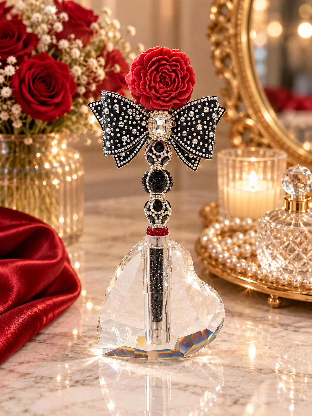 Ready to Ship Double Regular Fancy Topper Large Pen