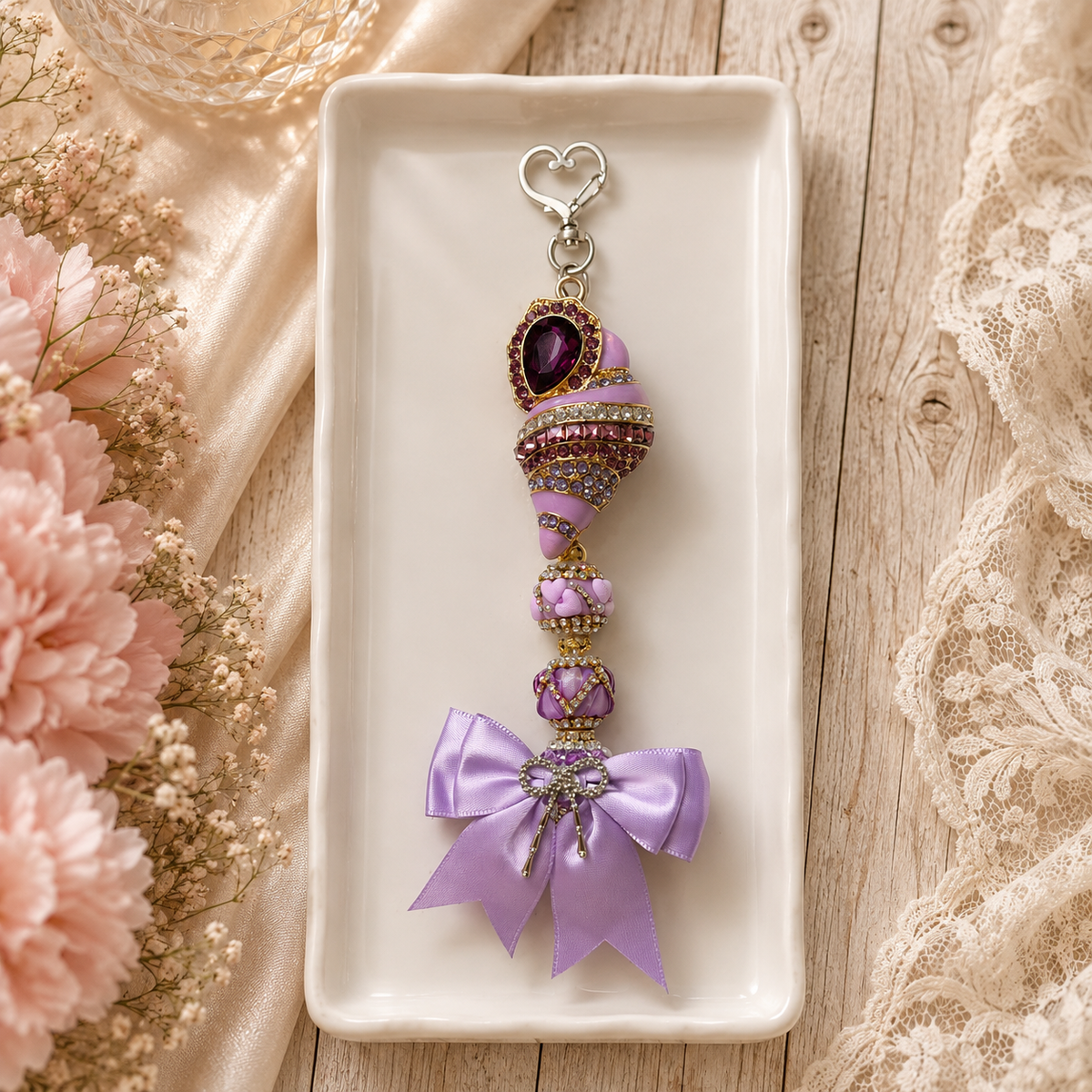 Live claim Fancy Keychain large with regular topper