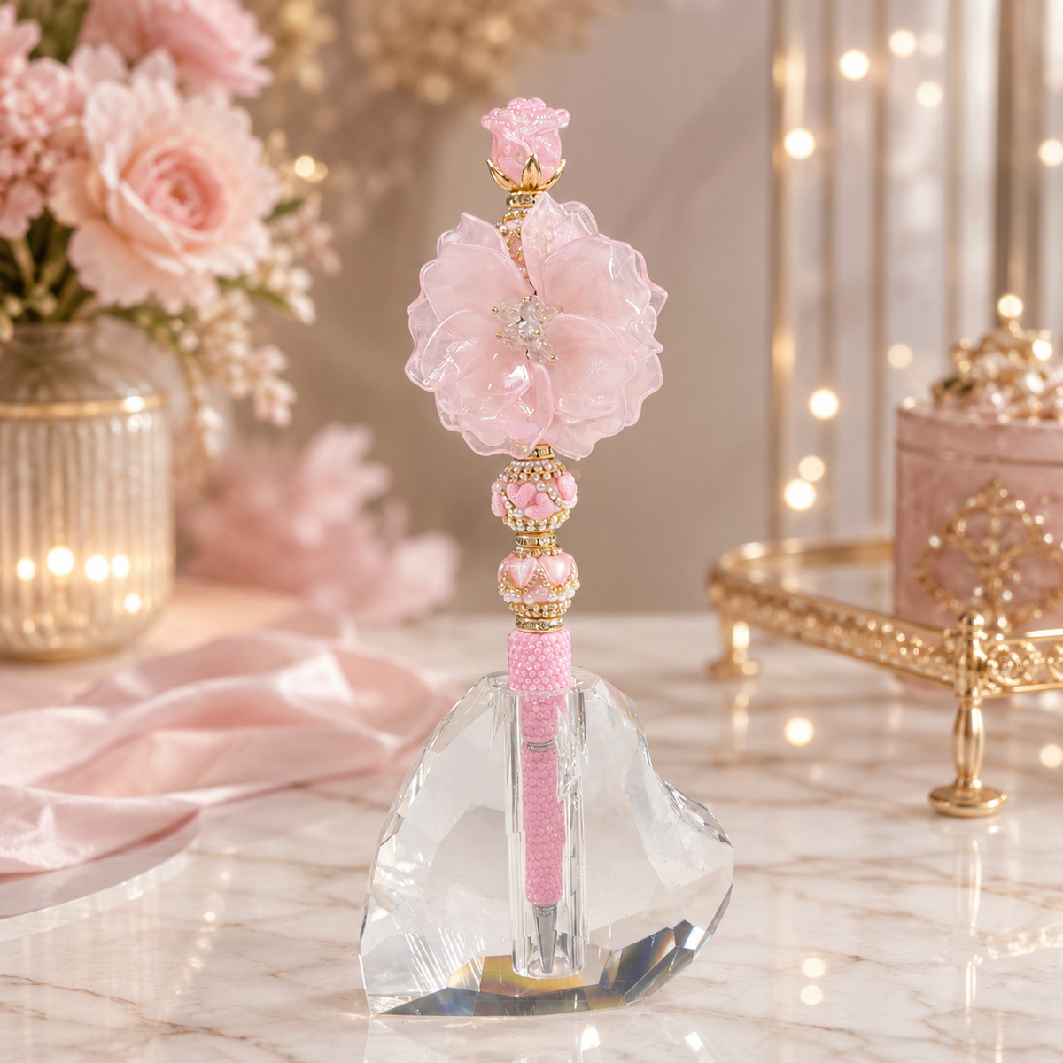Fancy Blooming Rose Pen (Live Claim)